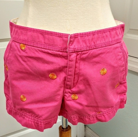 Lilly Pulitzer Embroidered Sun Shorts 0 - Picture 4 of 7